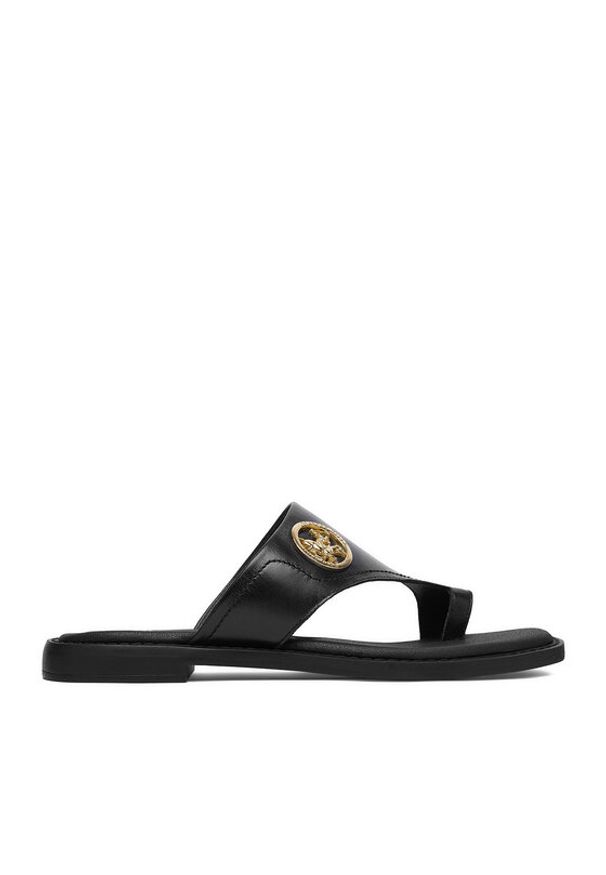 Beverly Hills Polo Club Klapki EO-WI16-ALYSHA-06 Czarny. Kolor: czarny. Materiał: skóra