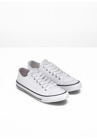 Sneakersy bonprix biały. Kolor: biały #6