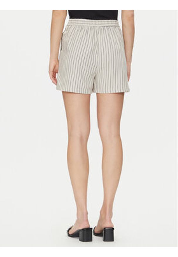 Vero Moda Szorty materiałowe Jesmilo 10279694 Beżowy Regular Fit. Kolor: beżowy. Materiał: wiskoza