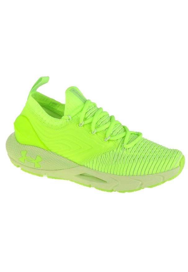 Buty do biegania damskie Under Armour Hovr Phantom 2 IntelliKnit. Kolor: zielony. Materiał: materiał, tkanina, syntetyk, guma