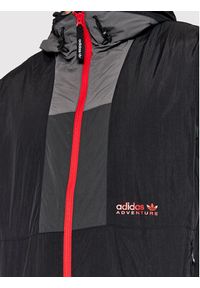 Adidas - adidas Wiatrówka Adventure HF4804 Czarny Relaxed Fit. Kolor: czarny. Materiał: syntetyk #2
