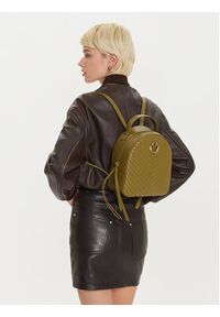 Pinko - PINKO Plecak Love Click Classic Backpack . AI 24-25 PLTT 102530 A1J2 Khaki. Kolor: brązowy. Materiał: skóra #6