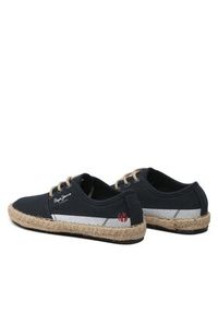 Pepe Jeans Espadryle Tourist Lace Boys PBS10096 Granatowy. Kolor: niebieski. Materiał: materiał #4