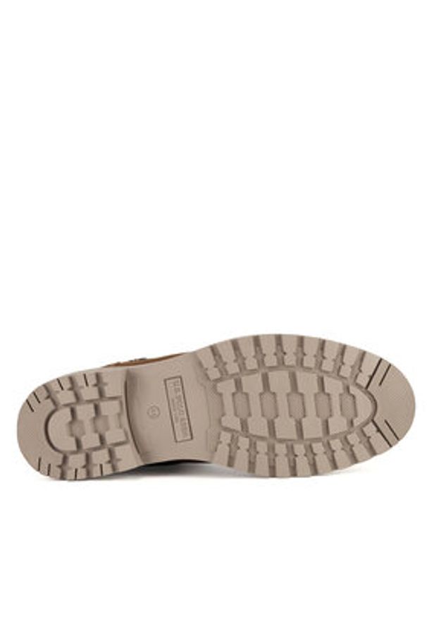 U.S. Polo Assn. Trapery POLY001M/DLT1 Brązowy. Kolor: brązowy. Materiał: nubuk, skóra