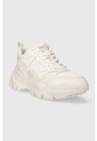 Michael Kors sneakersy Nick kolor biały 42F3NIFS2D. Nosek buta: okrągły. Zapięcie: sznurówki. Kolor: biały. Materiał: guma #5