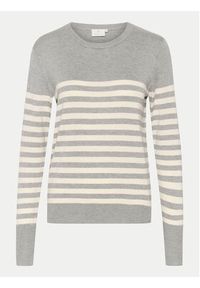 Kaffe Sweter Lizza 10509065 Szary Regular Fit. Kolor: szary. Materiał: wiskoza #4