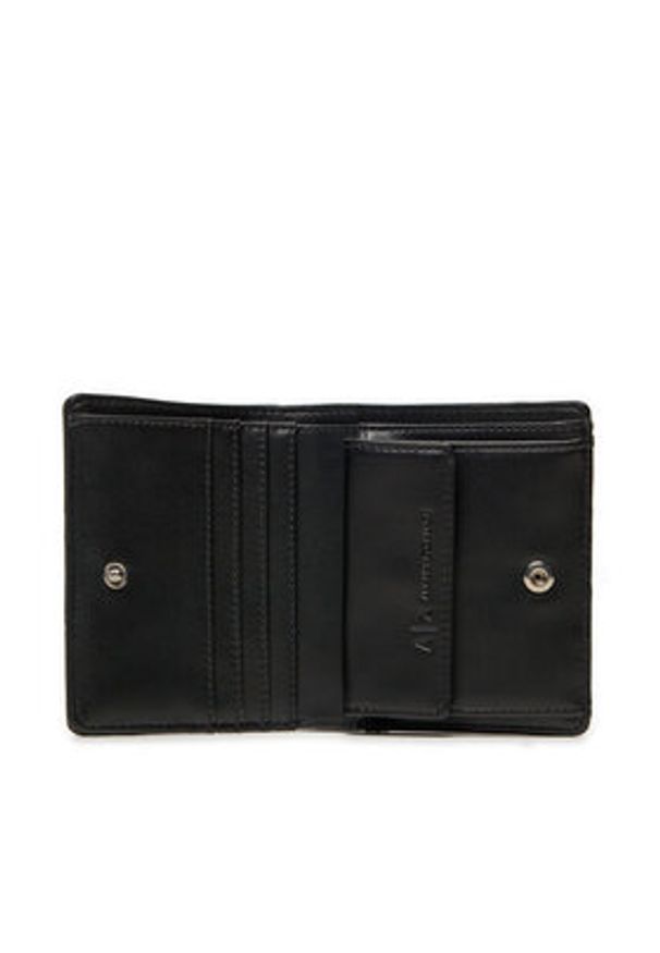 Armani Exchange Portfel damski XW000360 AF12039 UC001 Czarny. Kolor: czarny. Materiał: materiał