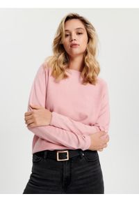Sinsay - Sweter - różowy. Kolor: różowy #1