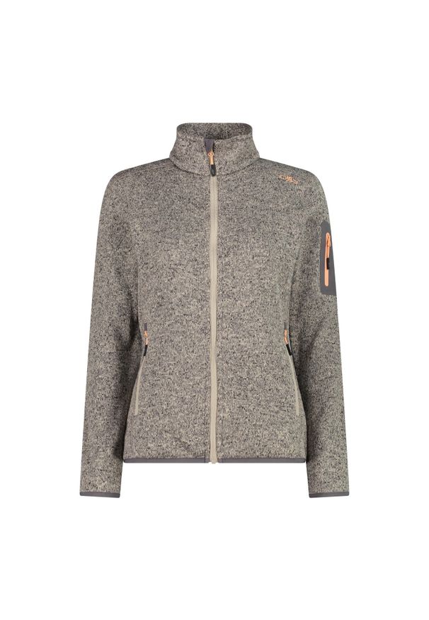 Bluza damska turystyczna CMP 3H14746. Kolor: szary. Materiał: polar. Sport: turystyka piesza