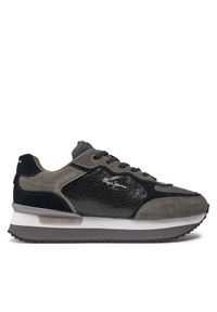 Pepe Jeans Sneakersy PLS60024 Szary. Kolor: szary. Materiał: zamsz, skóra