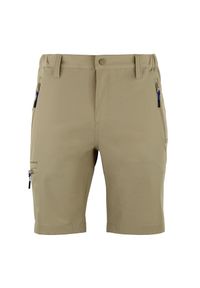 PEAK MOUNTAIN - Spodenki turystyczne Peak Mountain Cessor. Kolor: beżowy. Sport: turystyka piesza #1