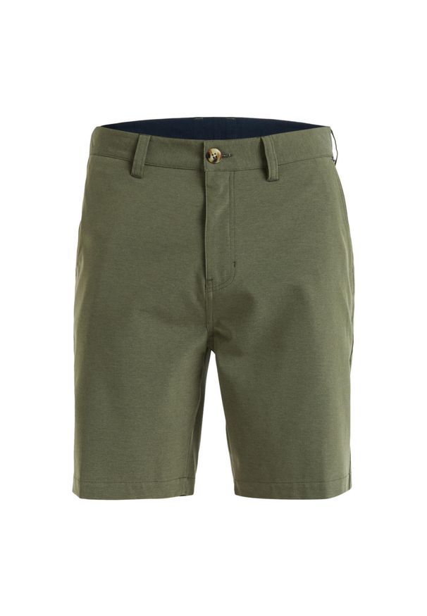 Quiksilver - Spodenki kąpielowe typu amphibian dla Mężczyzn UNION HEATHER AMPH 19" Brązowy. Kolor: zielony. Materiał: poliester, materiał, elastan. Styl: sportowy