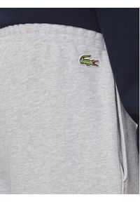 Lacoste Szorty sportowe GH8019 Szary Regular Fit. Kolor: szary. Materiał: bawełna. Styl: sportowy