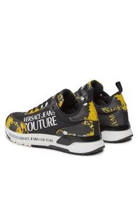 Versace Jeans Couture Sneakersy 75VA3SA3 Czarny. Kolor: czarny. Materiał: materiał