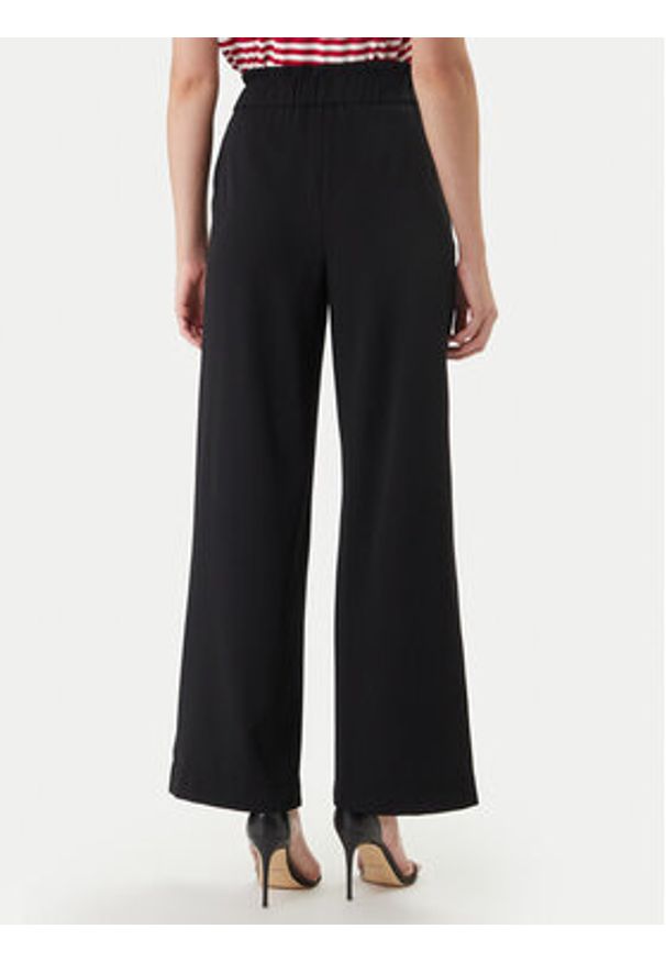 Morgan Spodnie palazzo 242-PBIRD Czarny Wide Leg. Kolor: czarny. Materiał: syntetyk