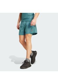 Adidas - Szorty Own the Run CLIMACOOL 2-in-1. Kolor: niebieski. Technologia: ClimaCool (Adidas). Sport: bieganie #1