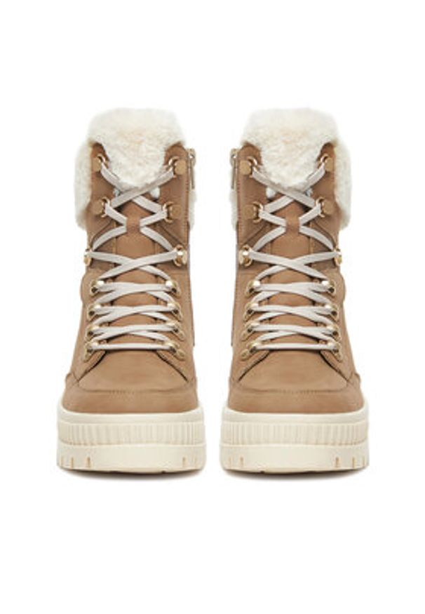 Rieker Trzewiki CEO-W2174-20 Beżowy. Kolor: beżowy. Materiał: skóra, syntetyk