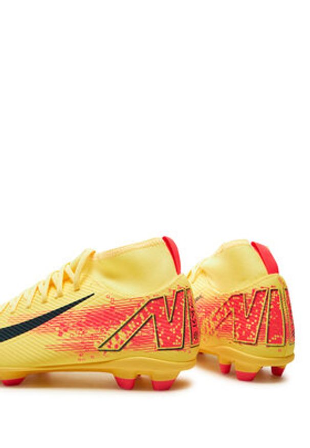 Nike Buty do piłki nożnej HF6283 800 Żółty. Kolor: żółty. Materiał: skóra