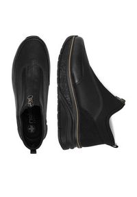 Rieker Półbuty 48053-00 Czarny. Kolor: czarny. Materiał: materiał, syntetyk #7