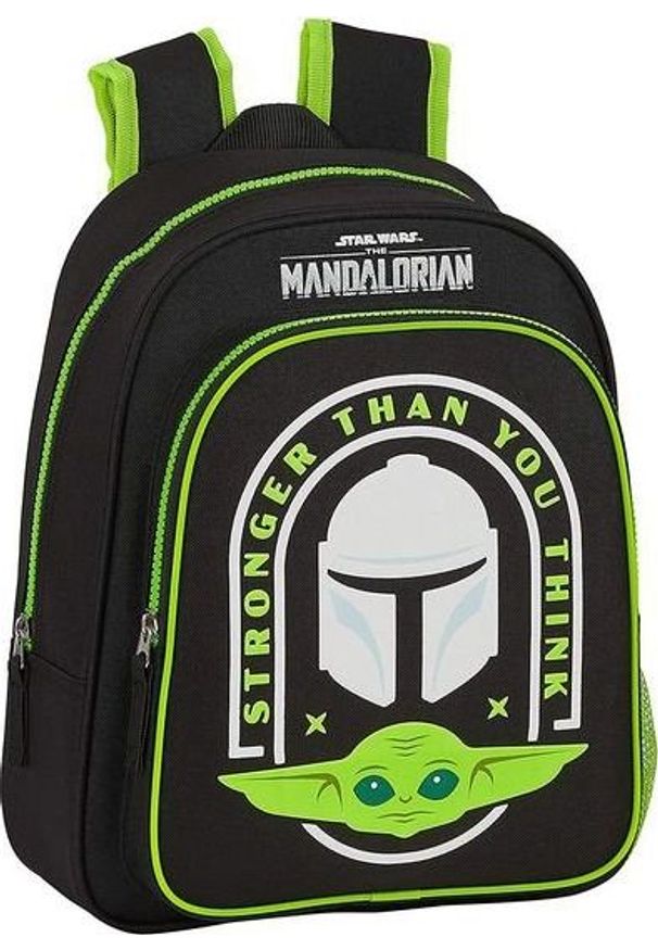 The mandalorian Plecak dziecięcy The Mandalorian Czarny Kolor Zielony. Kolor: czarny, zielony, wielokolorowy