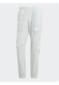 Adidas - adidas Spodnie dresowe Future Icons 3-Stripes IJ8860 Szary Regular Fit. Kolor: szary. Materiał: syntetyk #6