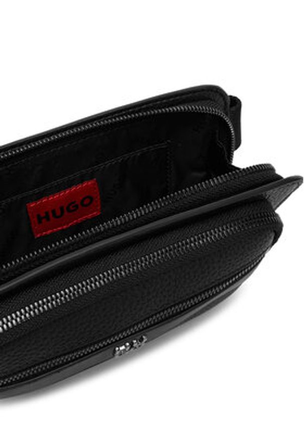 Hugo - HUGO Nerka 50552291 Czarny. Kolor: czarny. Materiał: skóra