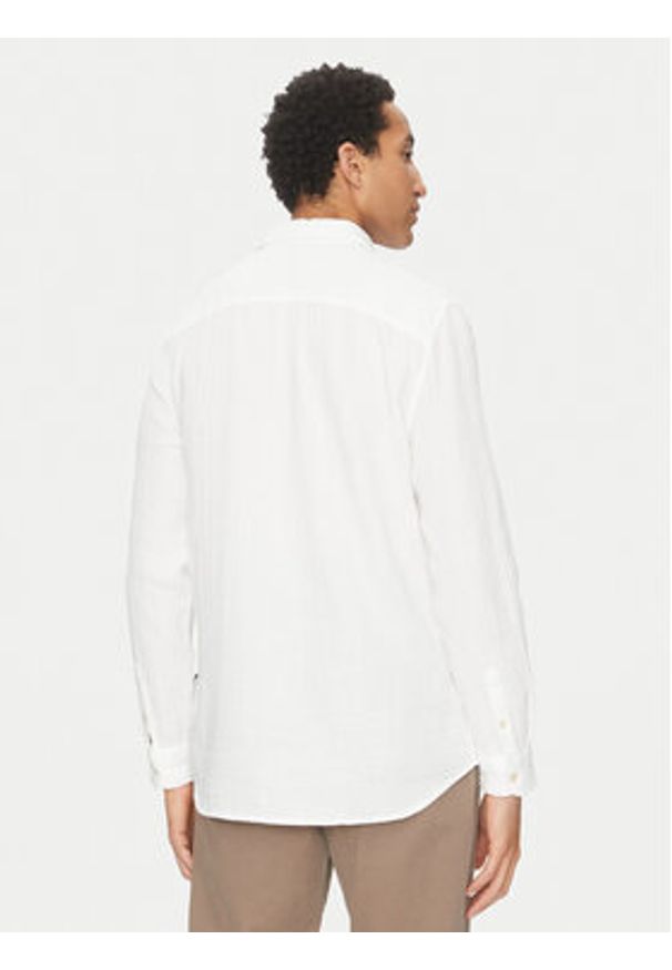 Guess Koszula M5GH85 WH831 Biały Regular Fit. Kolor: biały. Materiał: syntetyk