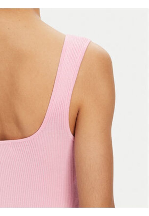 Vero Moda Top Willow 10326450 Różowy Slim Fit. Kolor: różowy. Materiał: wiskoza