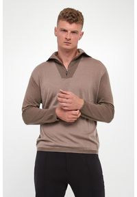 Emporio Armani - Golf męski wełniany EMPORIO ARMANI. Typ kołnierza: golf. Materiał: wełna #1