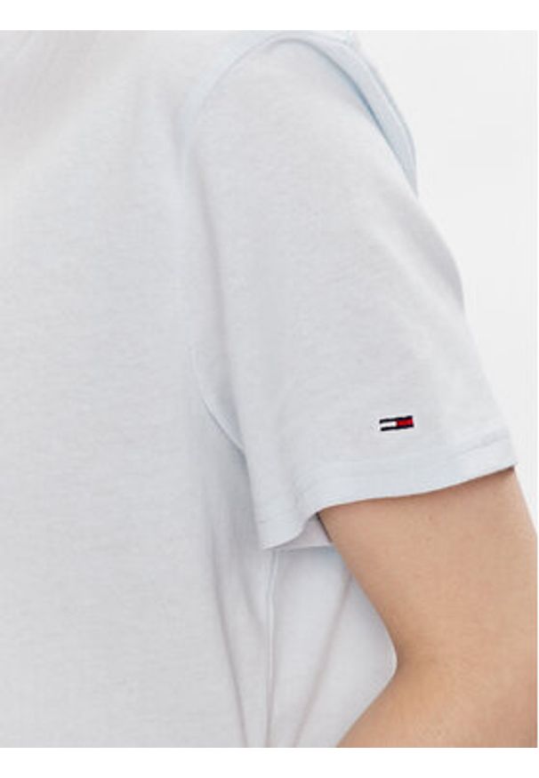 Tommy Jeans T-Shirt Homegrown DW0DW15473 Błękitny Relaxed Fit. Kolor: niebieski. Materiał: bawełna