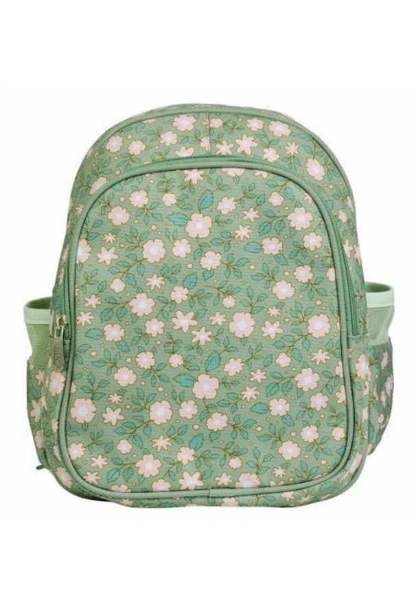 A Little Lovely Company Plecak dla dzieci BLOSSOM SAGE - mieści A4