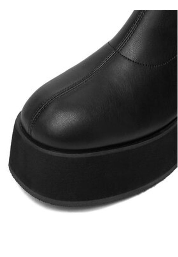 DeeZee Kozaki W3LH164802H Czarny. Kolor: czarny. Materiał: syntetyk, materiał