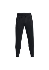 Under Armour - Spodnie Do Joggingu Męskie Polar Rival. Kolor: czarny. Materiał: polar. Sport: bieganie