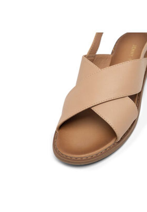 Jenny Fairy Sandały WS5551-10 Beżowy. Kolor: beżowy. Materiał: syntetyk