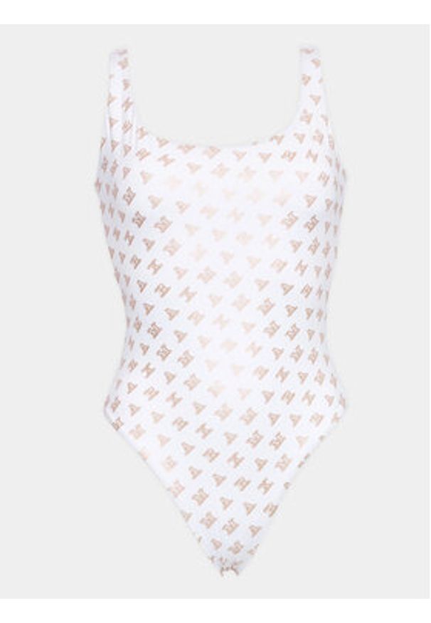 Max Mara Beachwear Strój kąpielowy Clarice 2338311138 Biały. Kolor: biały. Materiał: syntetyk