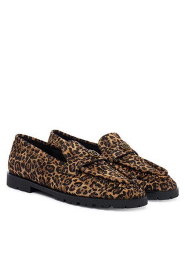 Pinko - PINKO Loafersy Nora 01 SD0435P088 Brązowy. Kolor: brązowy. Materiał: skóra, zamsz