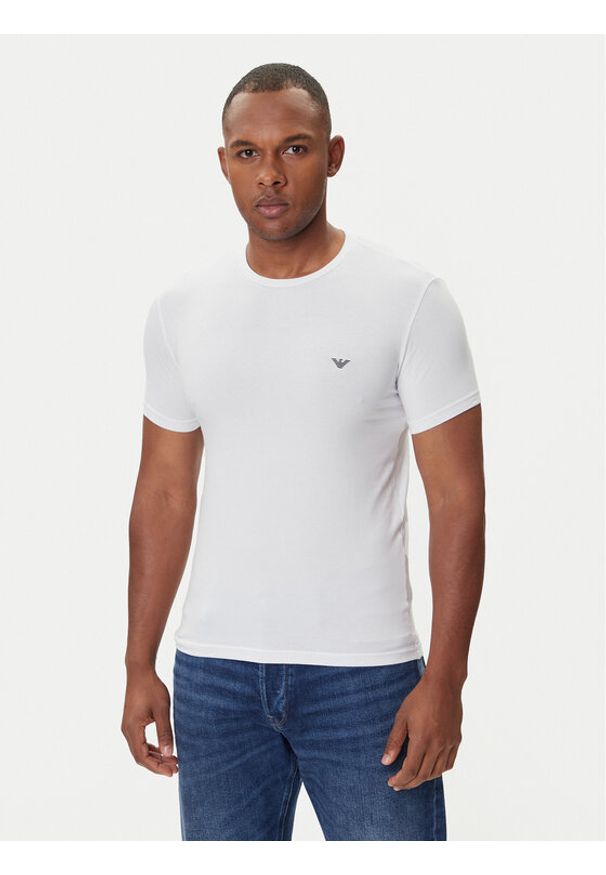 Emporio Armani Underwear T-Shirt EM000379 AF14133 U0002 Biały Fitted Fit. Kolor: biały. Materiał: bawełna