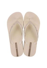 Japonki damskie Ipanema Mesh X Plat. Kolor: beżowy. Materiał: mesh. Styl: sportowy #2