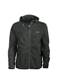 PRO-X ELEMENTS - Kurtka przeciwwiatrowa z kapturem dla dzieci Pro-X Elements Cleek. Typ kołnierza: kaptur. Kolor: brązowy, szary, wielokolorowy #1