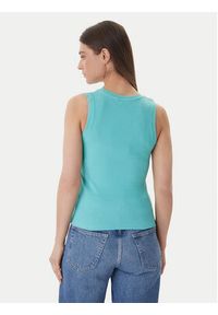 Tommy Jeans Top Essential DW0DW20673 Zielony Regular Fit. Kolor: zielony. Materiał: bawełna #5