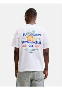 Jack & Jones T-Shirt Riviera 12295202 Biały Regular Fit. Kolor: biały. Materiał: bawełna #1