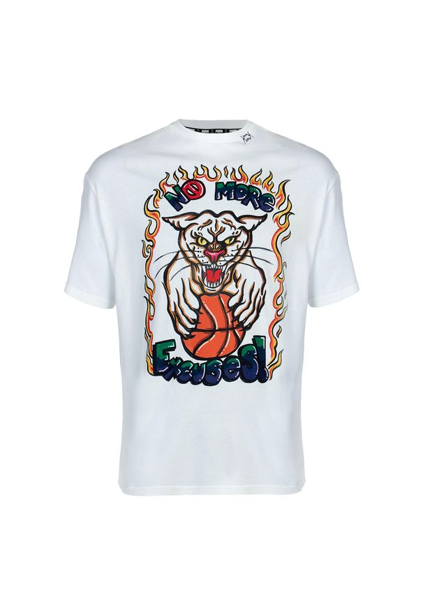 Puma - Koszulka męska PUMA Getting Crafty Gender Neutral. Kolor: biały. Sport: fitness