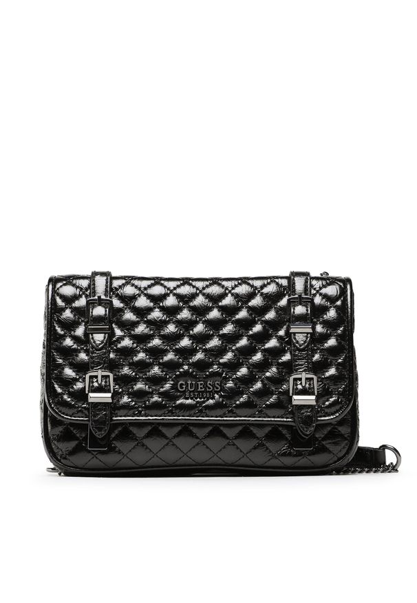 Torebka Guess Adam (QM) HWQM86 94210 BLA. Kolor: czarny. Materiał: skórzane