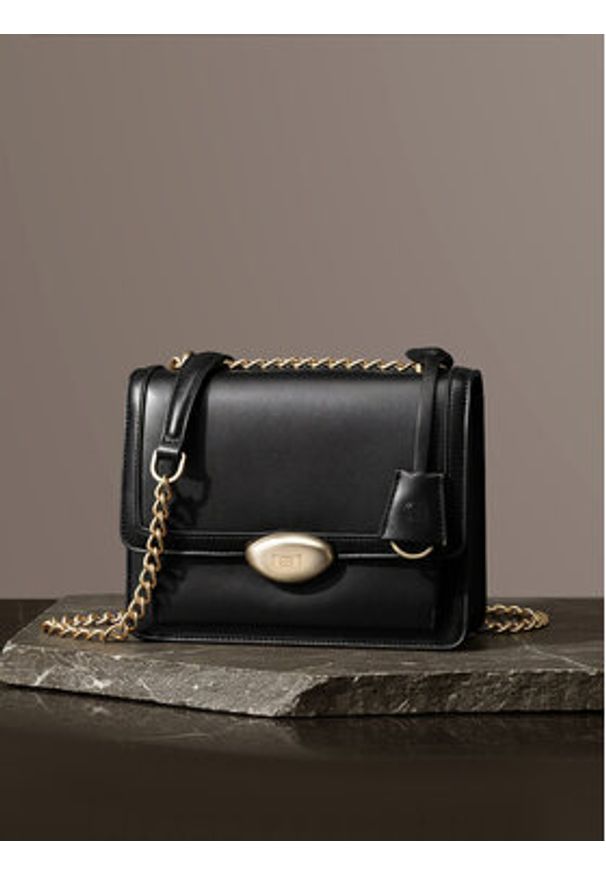 Gino Rossi Torebka CEO-PEARLA-KQ43 Czarny. Kolor: czarny