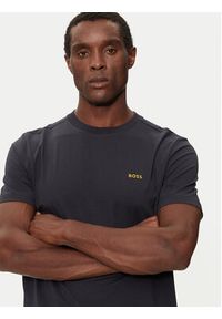 BOSS - Boss T-Shirt 50506373 Granatowy Regular Fit. Kolor: niebieski. Materiał: bawełna #4