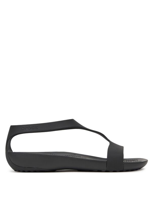Crocs Sandały SERENA SANDAL 205469-060 Czarny. Kolor: czarny. Materiał: syntetyk, materiał