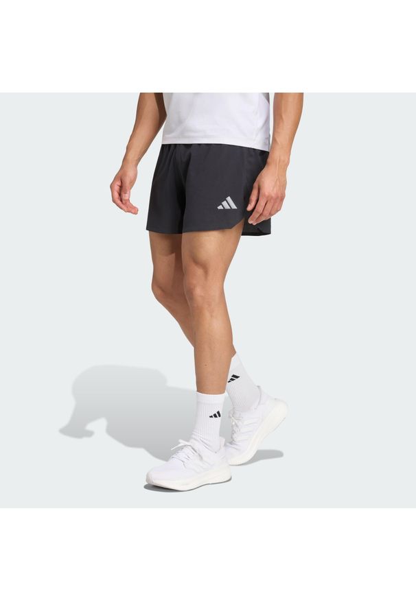 Adidas - Szorty Adi365 Running CLIMACOOL+. Kolor: czarny. Technologia: ClimaCool (Adidas). Sport: bieganie