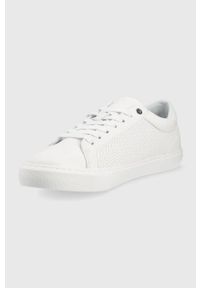 Levi's® - Levi's buty Woodward Refresh kolor biały. Okazja: na spotkanie biznesowe. Zapięcie: sznurówki. Kolor: biały. Materiał: guma. Sport: bieganie #4