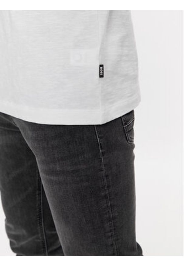 BOSS - Boss T-Shirt Tilson 60 50468433 Biały Regular Fit. Kolor: biały. Materiał: bawełna