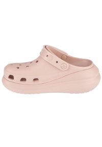 Klapki Crocs Model Classic Crush Clog Kolor Nago. Kolor: beżowy. Materiał: syntetyk, materiał